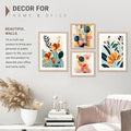 Premium Painting with Frame for Home Decoration - Modern Art Floral